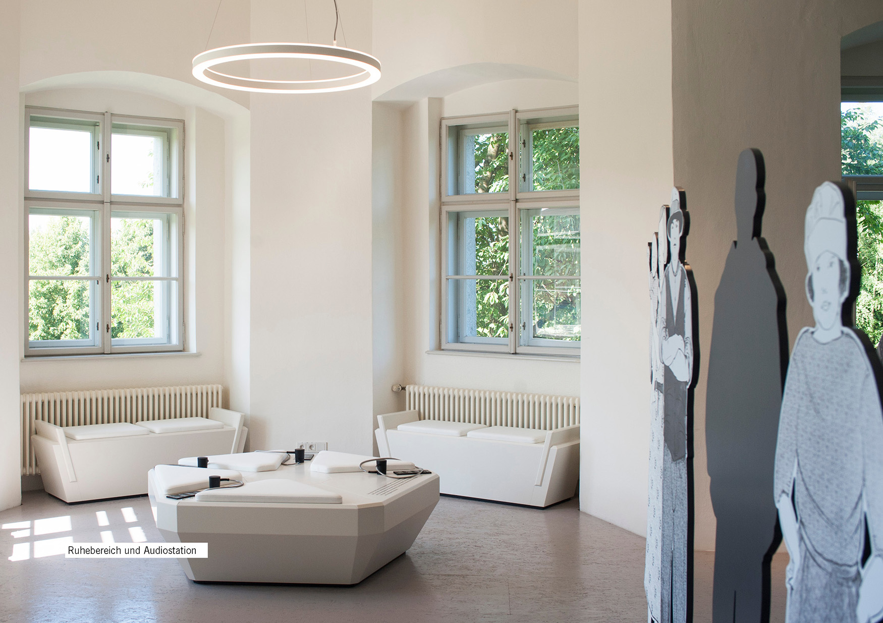 Ruhebereich und Audiostation